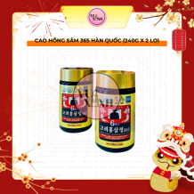 Cao Hồng Sâm 365 Hàn Quốc (240g x 2 lọ)