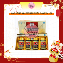 Cao Hồng Sâm 365 Hàn Quốc (240g x 4 lọ)