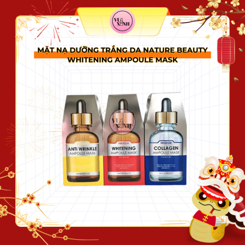 Mặt nạ dưỡng trắng da Nature Beauty Whitening Ampoule Mask