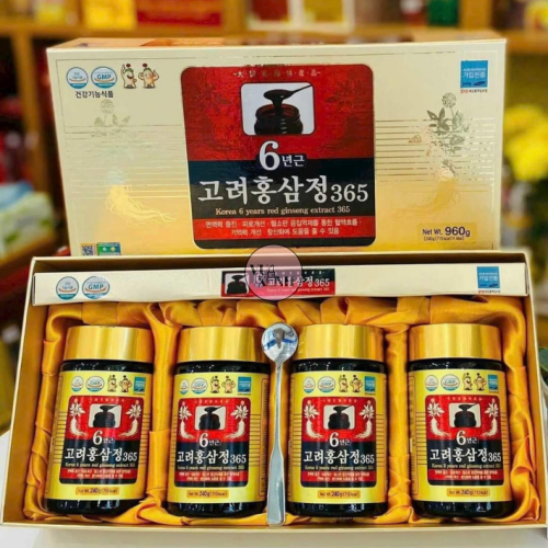 Cao Hồng Sâm 365 Hàn Quốc (240g x 4 lọ)
