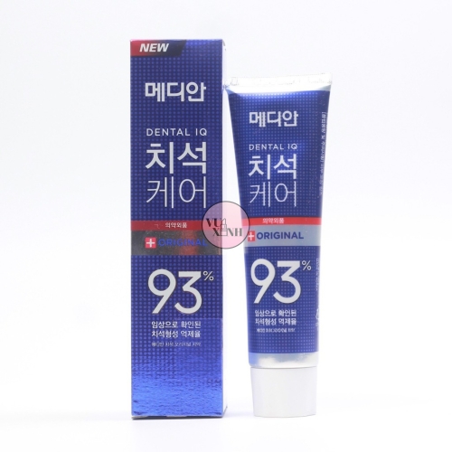 [4 MÀU] Kem Đánh Răng Giúp Trắng Răng, Giảm Ố, Loại Bỏ Mùi Hôi Median Dental IQ 93% Toothpaste 120g