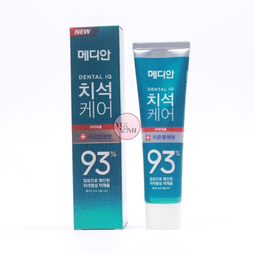 [4 MÀU] Kem Đánh Răng Giúp Trắng Răng, Giảm Ố, Loại Bỏ Mùi Hôi Median Dental IQ 93% Toothpaste 120g