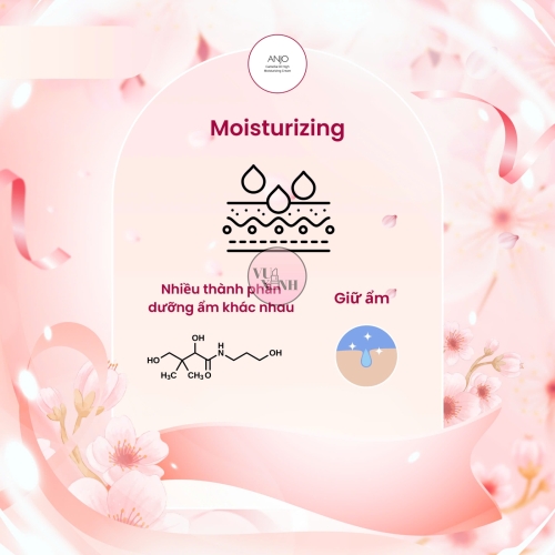 Kem Dưỡng Ẩm Da Mặt  Chiết Xuất Dầu Hoa Trà Anjo Professional Camellia 100ml